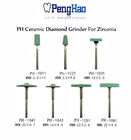 Heat Resistant Dental Zirconia Abrasive Tools , Ceramic Diamond Zirconia Grinding Burs