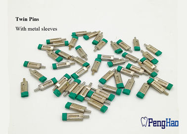 Green Rubber Cap Dental Dowel Pins , Precise Fitting Locating Dowel Pins