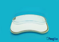 Small Model Dental Lab Supplies / Ceramic Watering Plate With Clear Plastic Cover