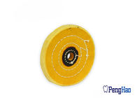 Yellow Cloth Type Buffing Wheel Wear Resistant Dental Polishing Usage