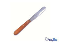 Stainless Steel Dental Lab Products Dental Spatulas For Plaster Alginate Wooden Handle