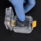 Transparent Dental Lab Tools Elastic Membrance Plastic Tooth Box For Denture