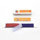 Straight / U Shape Dental Articulating Paper Solid Material Blue / Red Color