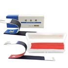 Straight / U Shape Dental Articulating Paper Solid Material Blue / Red Color