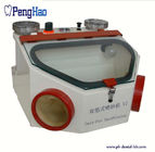 Micro Motor Dental Equipment Products Twin Pen Metal Sandblaster Machine 50W