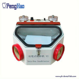 4KG/CM Pressure Dental Laboratory Instruments Fine Blasting Unit With Two Pencil