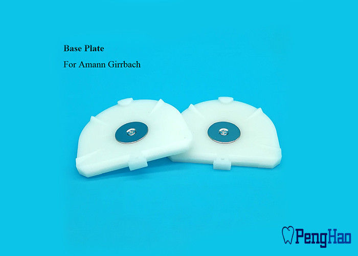 White Plastic Base Plate Dental Laboratory Use For Amann Girrbach