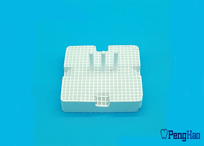Square Shape Dental Honeycomb Firing Tray 2 Sizes Optional With Ceramic Pins