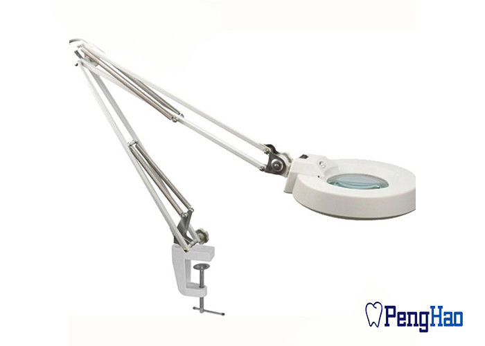 Dimmable LED 12W Benchtop Magnifier Lamp Dental Lab Workstation Usage