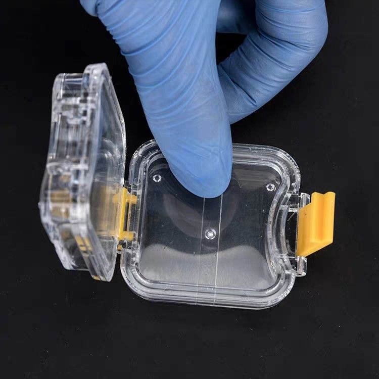 Plastic Material Dental Lab Tools Membrane Tooth Retainer Case Denture Storage Box